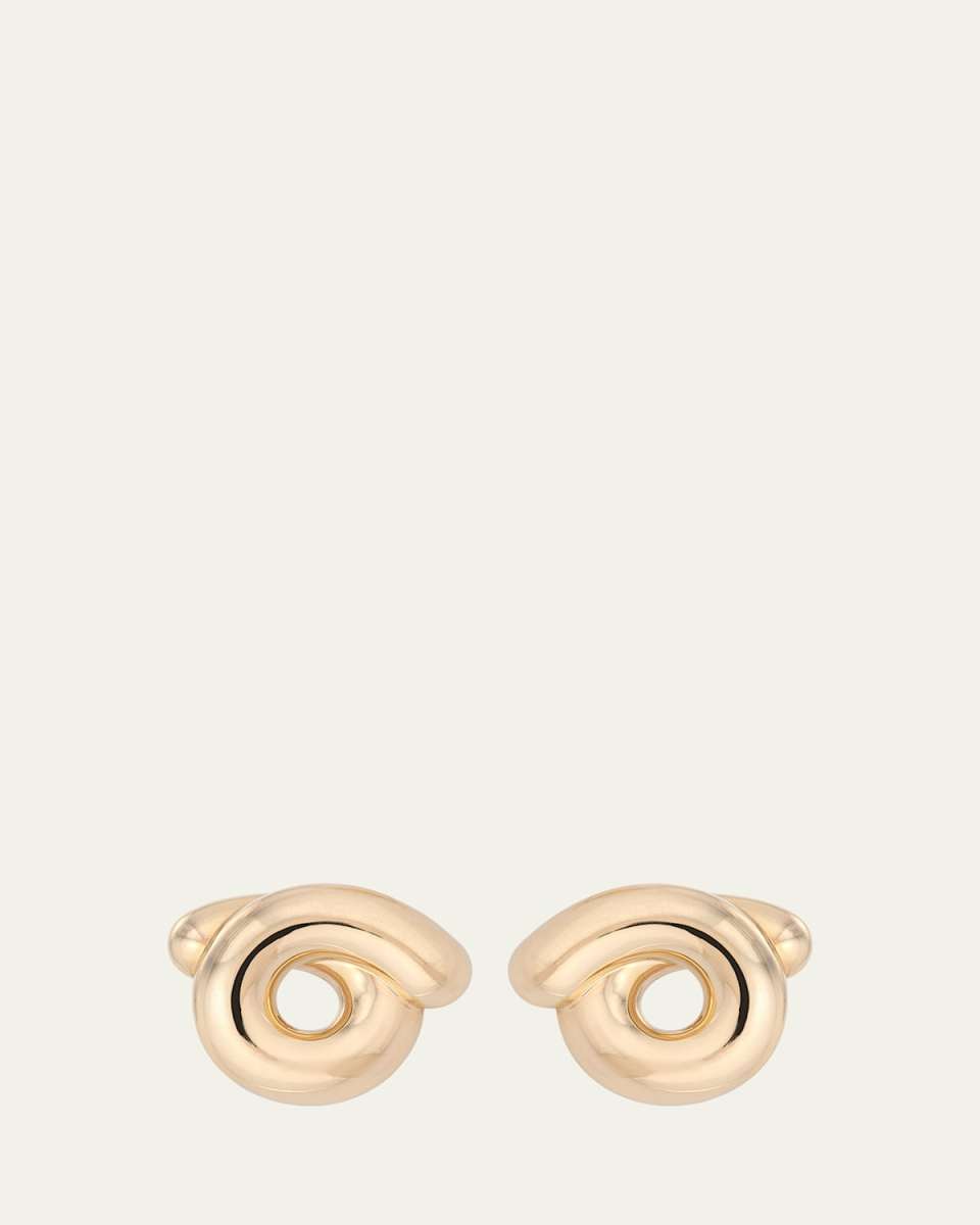 9K Yellow Gold Tarallo Earrings
